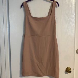 Babaton 90’s Mini Dress - Fawn Pink NWT